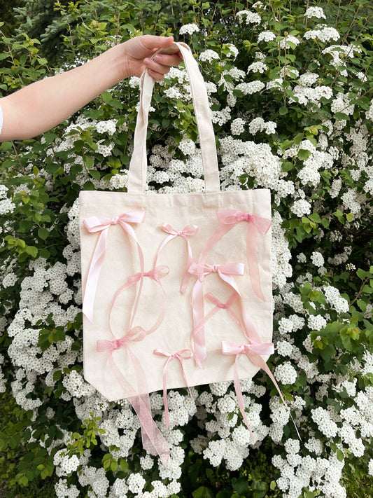 *ballet* bow tote