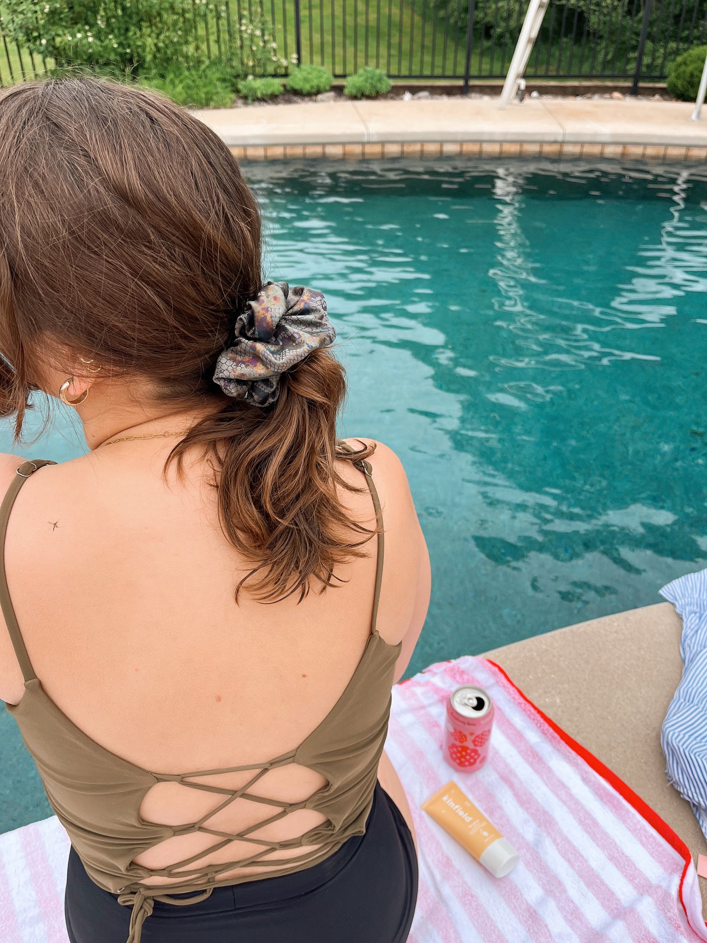 SNAKE OIL SWIM SCRUNCHIE