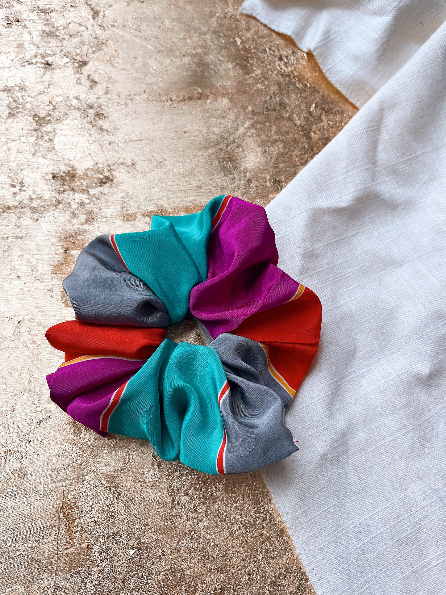 *under the big top* vegan silk oversized scrunchie