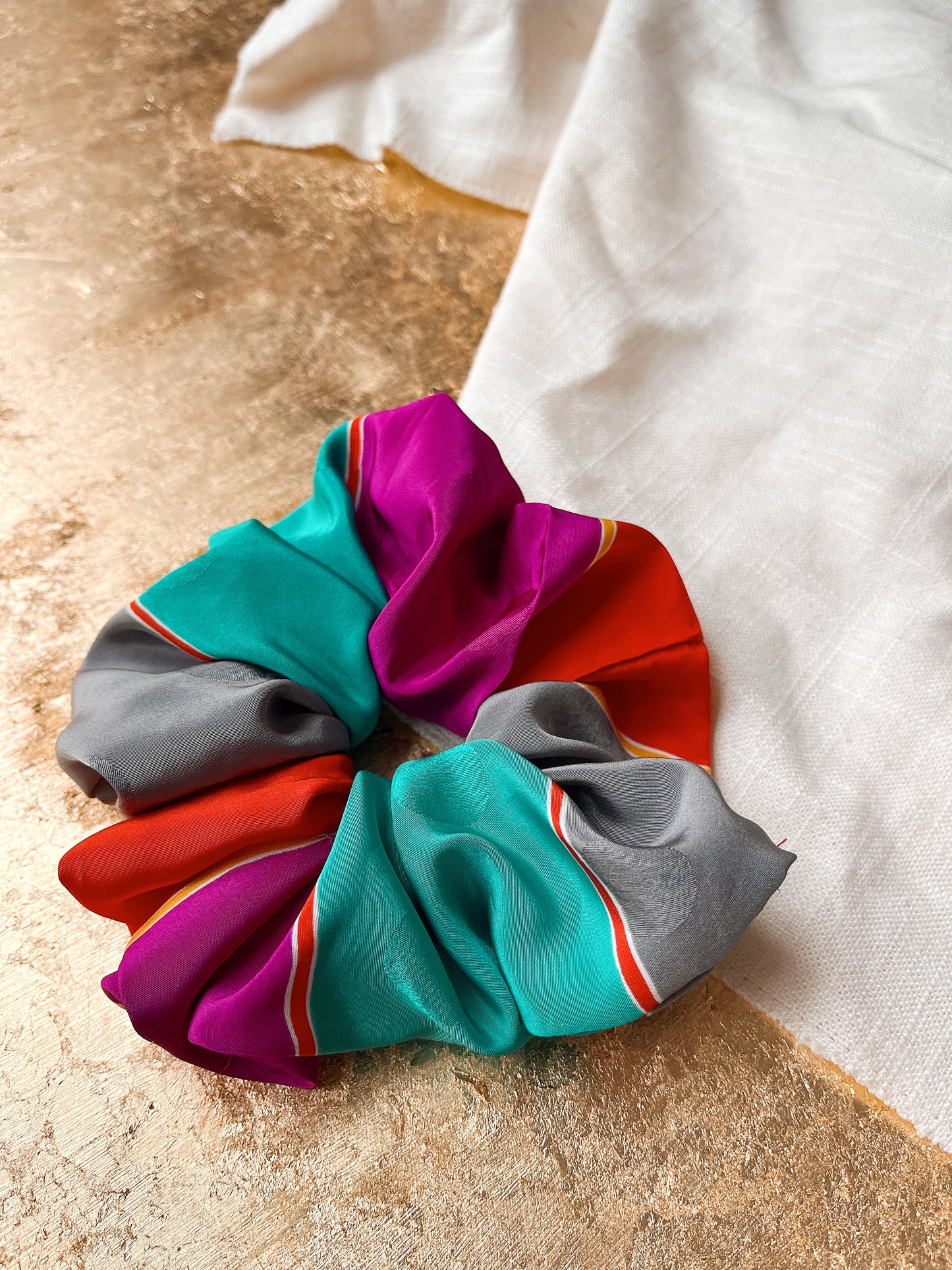 *under the big top* vegan silk oversized scrunchie